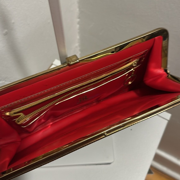 Vintage JR Florida black embossed clutch - Picture 3 of 4